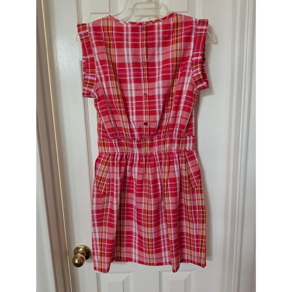 Red Plaid Minidress - Picture 5 of 8
